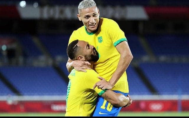 今大会出場直訴の10番リシャルリソンが圧巻ハット!　リオ五輪決勝再現カードは連覇狙うブラジルに軍配!《東京オリンピック》