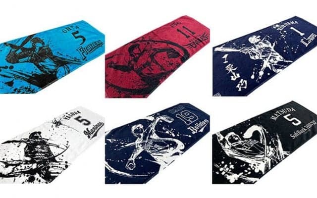 パ12選手が“渋カッコイイ”墨絵に！　墨絵師・御歌頭が描いたグッズを受注販売