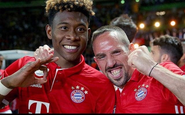 アラバとリベリが仲良くトレーニング!チームは変わっても絆は変わらず！