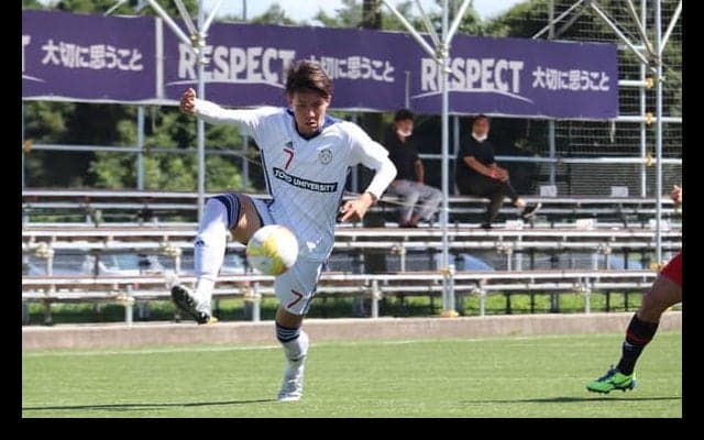 [男子サッカー]ＭＦ横山　Ｊ２山形へ来季加入内定！