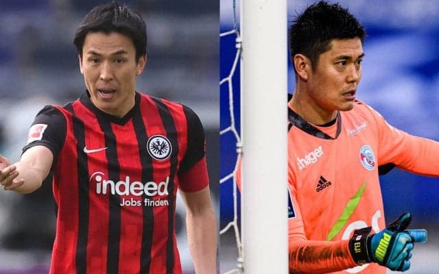 日本代表のレジェンド、MF長谷部誠とGK川島永嗣が対決後に2ショット「まこが反対のチームにいるのはいつぶりだろうか」