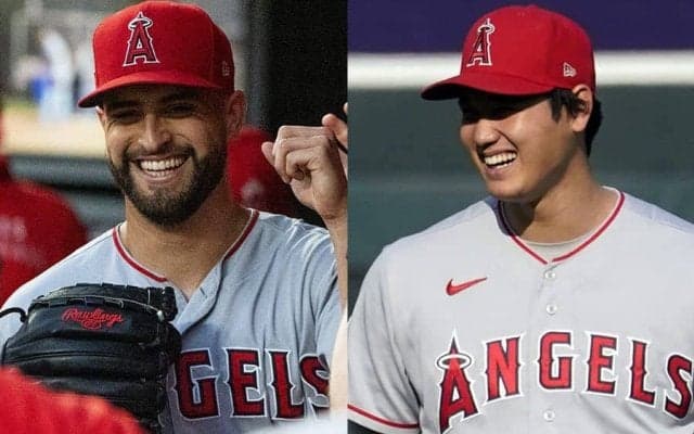 【MLB】「仕草がいちいち可愛い」　大谷翔平、好投左腕を労う“ボトルシャワー”に米メロメロ