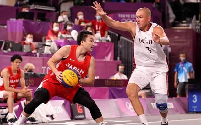 3x3男子日本代表…富永啓生&保岡龍斗の2ポイントが光るも、ラトビアに敗れ2連敗
