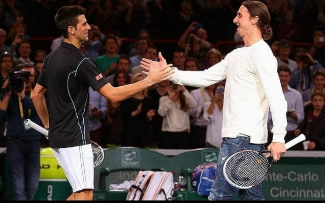 テニス界スーパースターのジョコビッチが親友イブラを称賛　「とても高い基準を示してくれている」