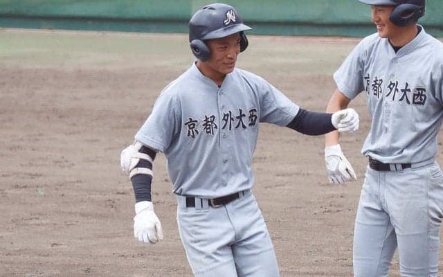 【高校野球】投手もこなす京都外大西の2番打者　驚愕の2打席連弾で「憧れ」大谷翔平に近づけた日