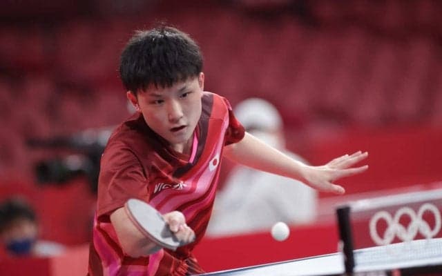 【東京五輪・卓球】張本智和「借りは団体で返したい」スロベニアの22歳に4回戦で敗れる