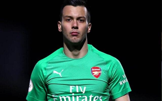 アーセナルGKイリエフがスロバキア1部へレンタル移籍