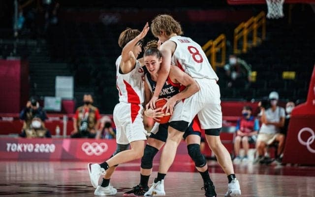 5人制バスケ女子日本代表、対フランス代表戦勝利の12人ハイライト