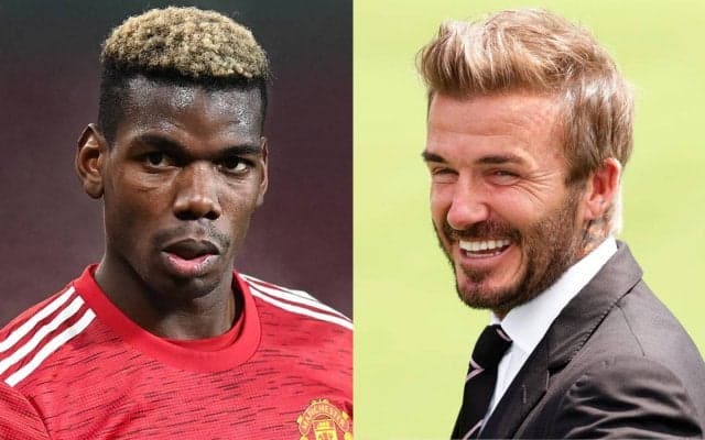 ポグバとベッカム！2大スターにユナイテッド公式反応もファンはやきもき？