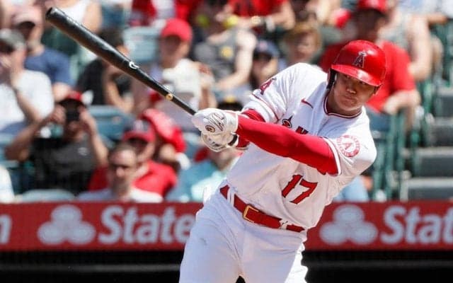 【MLB】大谷翔平、メジャー初の1試合2併殺打　5、8回と2打席連続で「4-5-3」