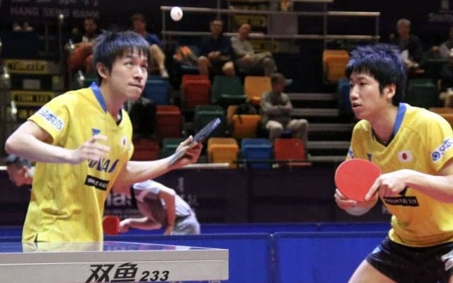 【五輪卓球】“左利きペア”水谷/丹羽、ストレートで完勝　日本男子が好スタート