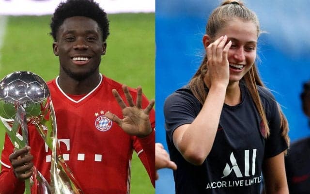 交際5年目の美人彼女が途中出場！A・デイビスもカナダ女子代表を祝福