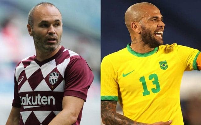 東京五輪出場中のD・アウベスがホテルからイニエスタに感謝！「プレゼントをありがとう」