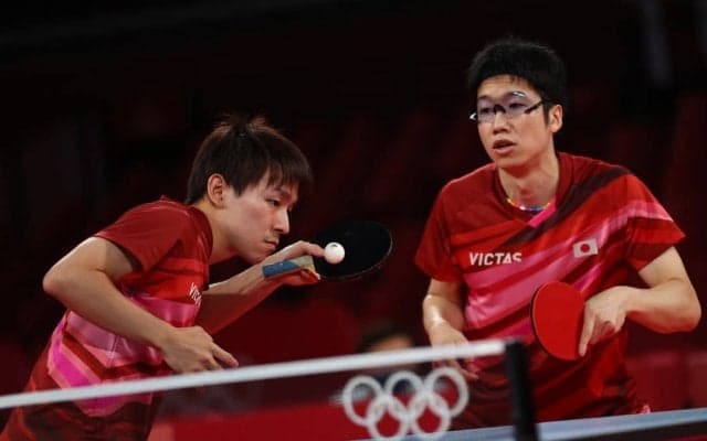 【五輪卓球】日本が誇る“天才左腕ペア”水谷・丹羽、怒涛の追い上げ見せるもドイツペアに惜敗