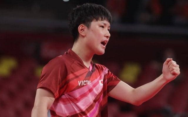 【五輪卓球】張本智和、エース対決制す　銅メダリスト下し日本男子救う価値ある1勝