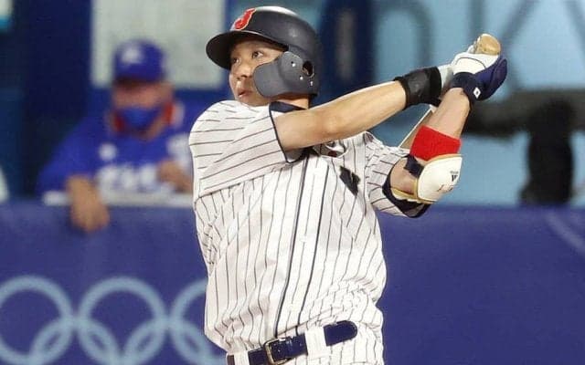 侍J山田哲人、決めていた初球打ち　殊勲の走者一掃打は「真っ直ぐ仕留めるつもりで」