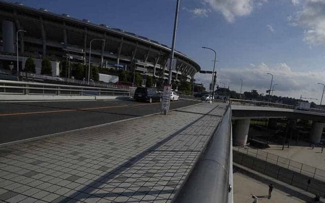 日産スタジアム外観で撮られた夏の絶景に海外記者感嘆「こんな美しい場所で五輪とは…」