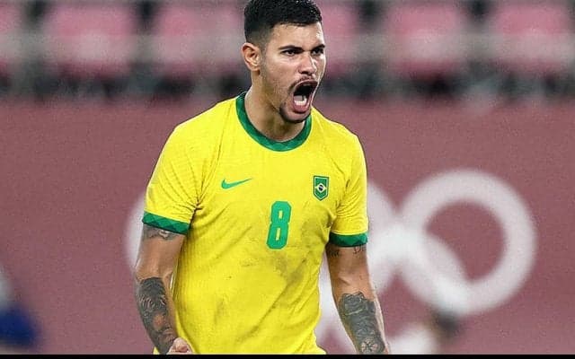 ブラジルの主力ギマランイスがスペインとの五輪決勝に意気込む!　日韓W杯優勝の地“横浜”も意識
