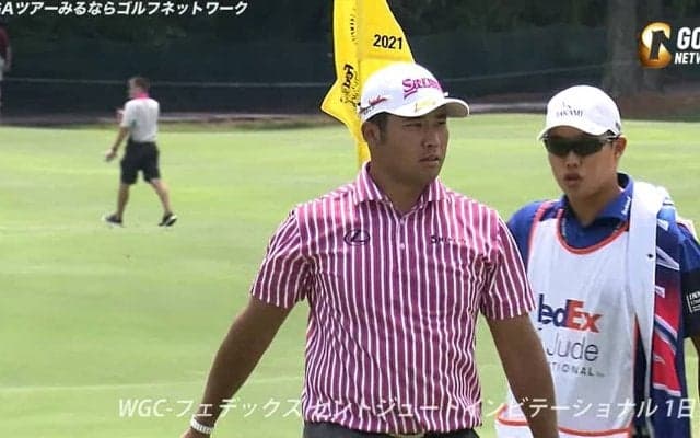 【動画】松山英樹、13番では約5mのパットを沈めバーディ！