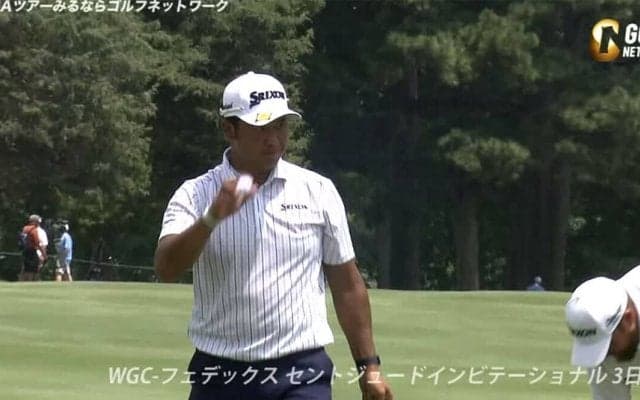 【動画】松山英樹、16番では約3mにつけイーグル奪取！ 