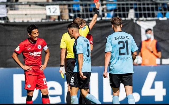 フランクフルトが3部相手に敗戦で初戦敗退…鎌田はフル出場、長谷部は後半から出場《DFBポカール》