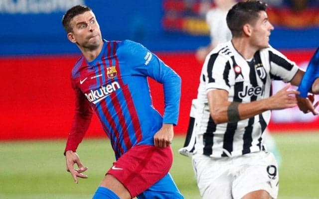 メッシ退団会見後のユベントス戦で快勝、ピケは前を向く「僕たちに自信を与えてくれた」