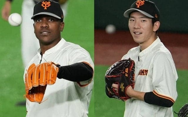 「グラブ壊れる」巨人大江が悲鳴、会田Cは転倒…戸郷＆ビエイラの“剛腕キャッチボール”