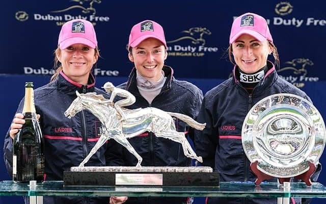 【シャーガーC】女性騎手チームVに貢献のM.ミシェル騎手「仲間の女性騎手たちと感情を共にし、素晴らしい仕事ができた」