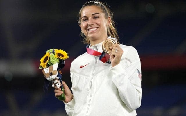 『ママでも金』ならずもアメリカ女子代表FWモーガンが日本への感謝を伝える