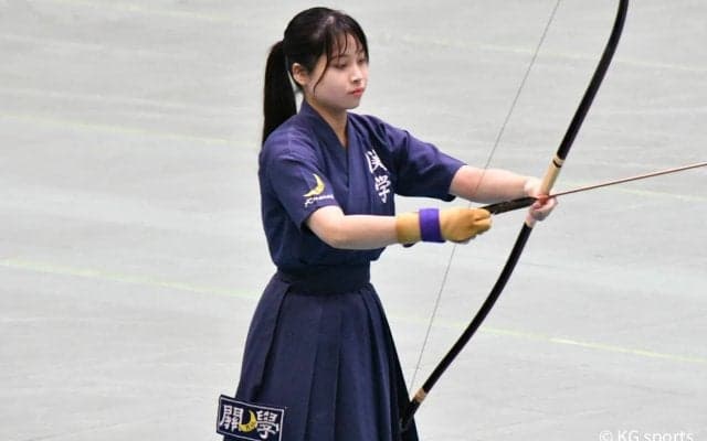【弓道部女子】僅差で敗退し全日本インカレ入賞ならず