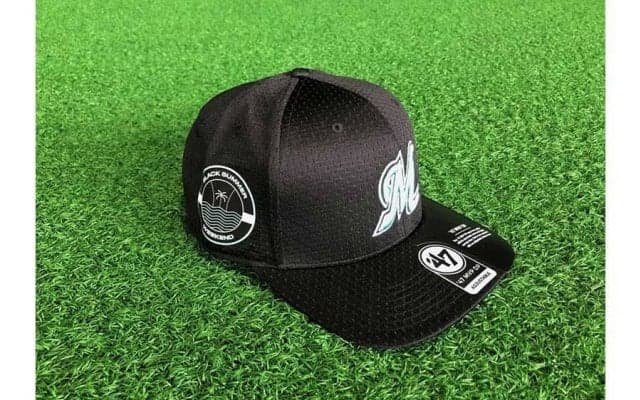 ロッテが「’47」キャップ購入者にBLACK SUMMER WEEKENDワッペン無料圧着サービス開始