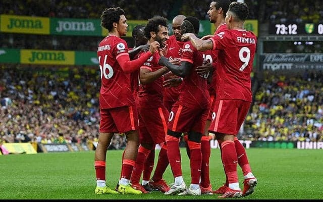 全ゴール絡んだサラーが5年連続開幕弾のPL新記録!　昨季2部王者に完勝のリバプールがV・ダイクの復帰祝う《プレミアリーグ》