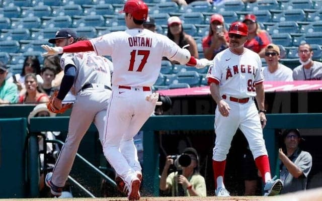 【MLB】大谷翔平が“快足”一塁内野安打　米メディア感嘆「アメージング」「とっても速い」