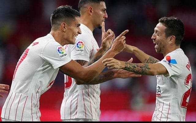 ラメラがドブレーテの鮮烈デビュー!　セビージャが前半にGKリュカ・ジダン退場の昇格組ラージョに快勝《ラ・リーガ》