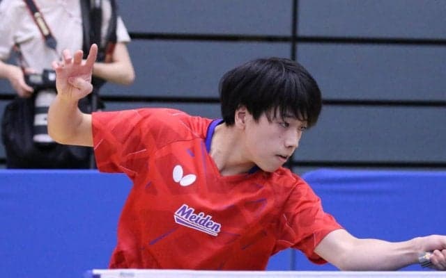 ダブルス王者・篠塚、谷垣が勝利　男子シングルス3回戦結果＜卓球・インターハイ＞