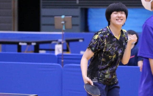 就実・枝廣愛、四天王寺の壁崩しベスト8に　女子シングルス5回戦結果＜卓球・インターハイ＞