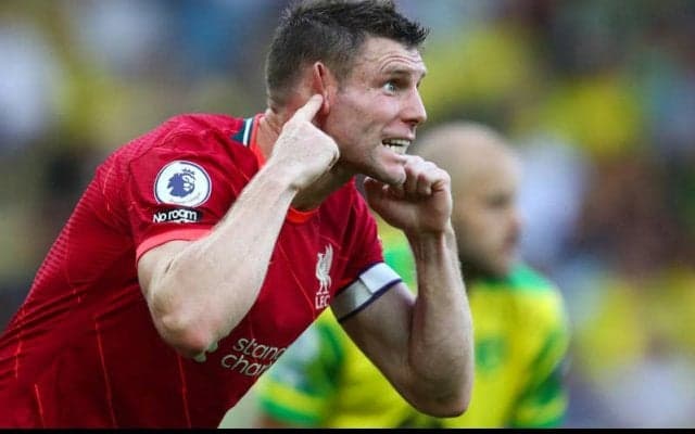 満員のスタジアムが戻ったことにミルナーも歓喜「ファンはずっと歌ってくれていた」