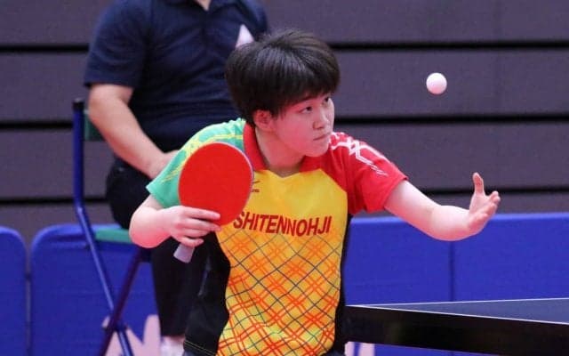 四天王寺・大藤、圧巻のストレート勝ち　決勝は2冠同士の同校対決に＜卓球・インターハイ＞