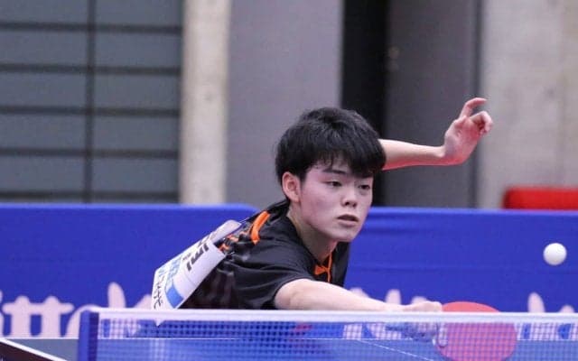 ダブルス相方対決は谷垣に軍配　決勝は名電対決に　谷垣3冠なるか＜卓球・インターハイ＞