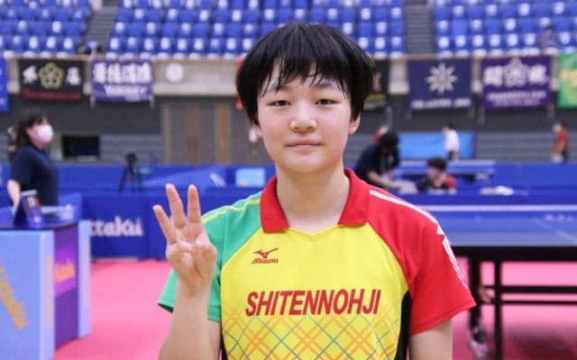 四天王寺・横井、3冠達成　「良き仲間であり良きライバル」大藤に大逆転勝ち＜卓球・インターハイ＞