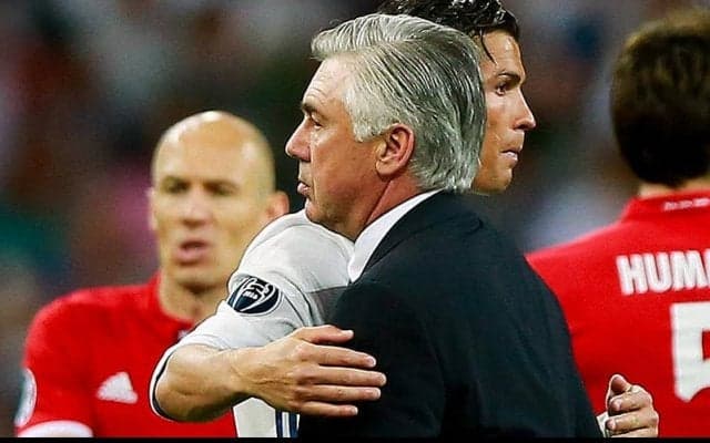 アンチェロッティがC・ロナウド復帰希望報道を完全否定　「契約を考えたことはない」