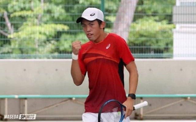 インカレがついに開幕！　男子シングルス１回戦は全選手が勝利し、幸先のいいスタートを切る
