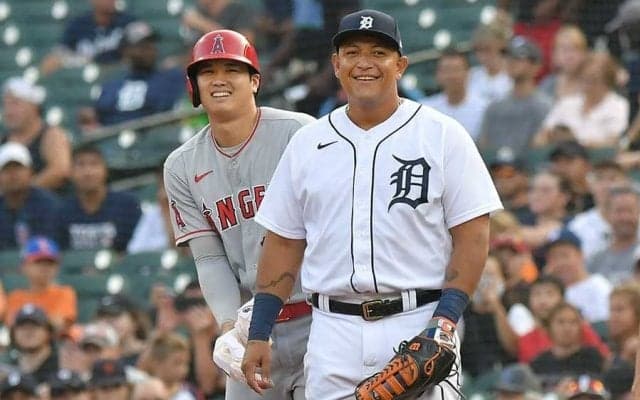 【MLB】大谷翔平、仲良しカブレラの息子ら4人とパシャリ　父似の姿に米反響「これ大好き」
