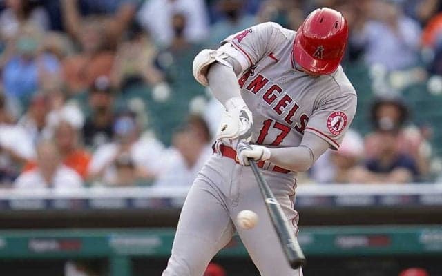 【MLB】大谷翔平、131m豪快40号でキング独走　ゲレーロJr.に5本差、8勝目権利の自ら援護