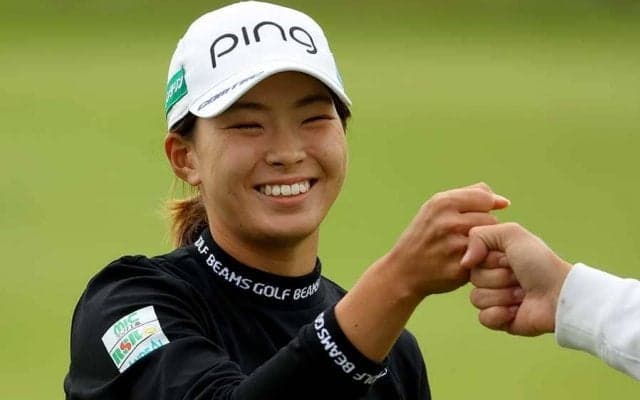 渋野日向子に英実況も笑った　イーグル直後の振る舞いに海外喝采「彼女のお辞儀が好きだ」