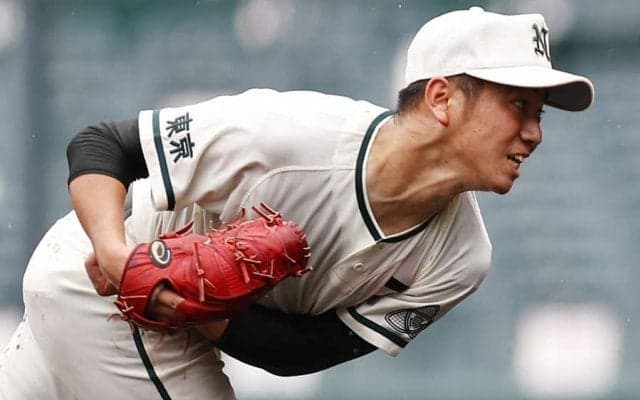 【高校野球】雨で緩んだマウンドに対応　二松学舎大付のプロ注目左腕が見せた“適応力”