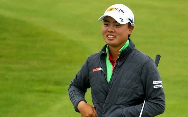 笹生優花、3日目も「楽しんでゴルフができれば」　通算5アンダー5位タイ