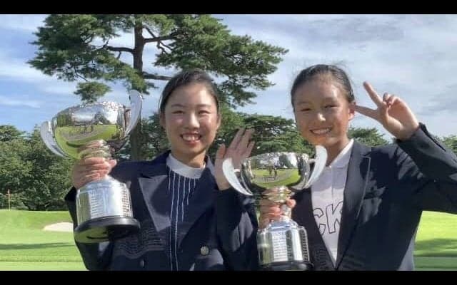 【動画】日本ジュニアゴルフ選手権女子の部はともにプレーオフ決着！高校生は越田泰羽選手、中学生は萩生田みらん選手が戴冠【日本ジュニア21】