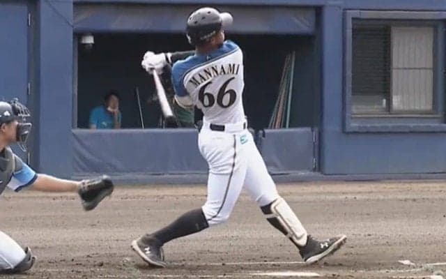 防球ネット越えた室内練習場“直撃”が「やば…」　日ハム21歳の場外弾にファン騒然