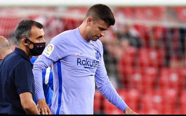 バルセロナ、ピケのふくらはぎ負傷を報告